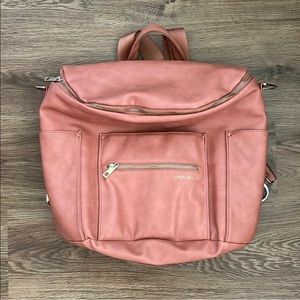 Original Fawn design Diaper Bag in Coral Colorway